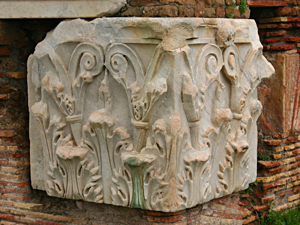 Frammento marmoreo del Tempio